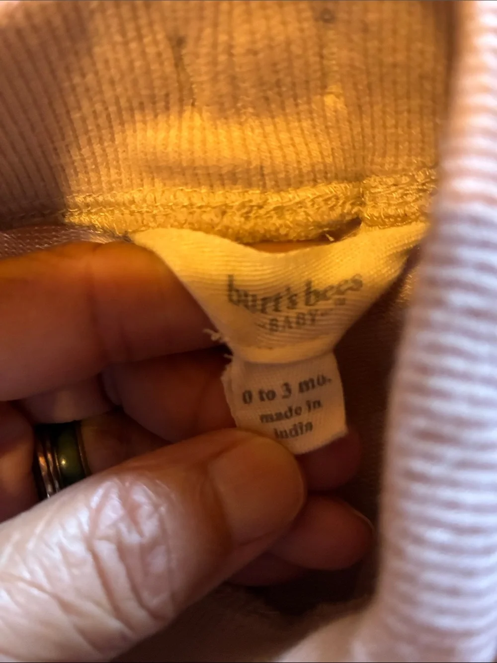 Burt's Bees Baby Light Beige Sweatshirt & Joggers Set